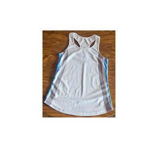 Dynamic Team Sports Adult Small Tank Top‎ Athletic Sleeveless White Blue